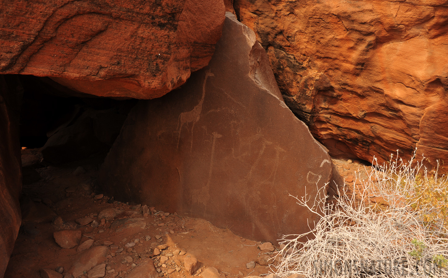 San People Rock Engravings [28 mm, 1/160 sec at f / 11, ISO 400]